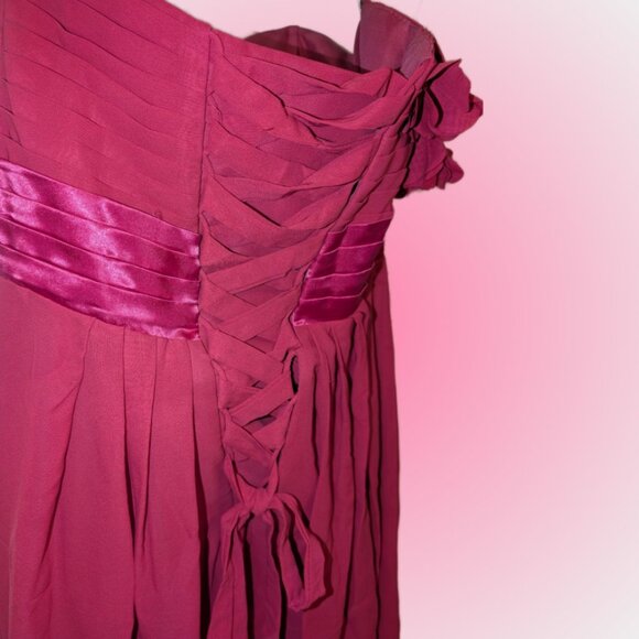 H.S.D Floral One Shoulder Long - Picture 4 of 6